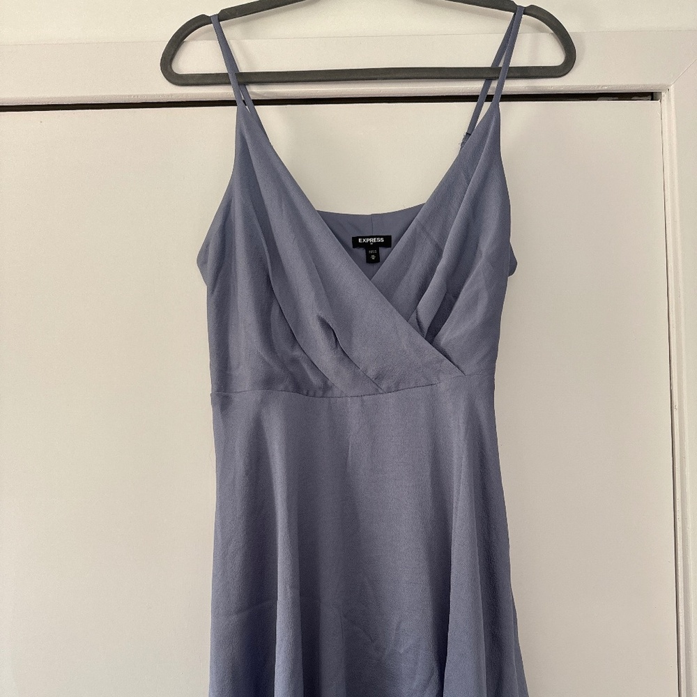 Express periwinkle dress